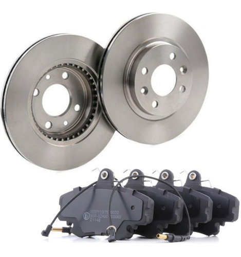 Kit Discos Y Pastillas Renault Megane 1.6 K4m 2008 Delantero