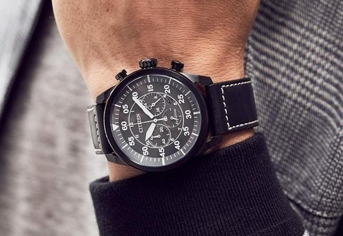 Imagen 5 de 6 de Citizen Avion Eco Drive Black Leathe Ca4215-21h ¨¨¨¨dcmstore
