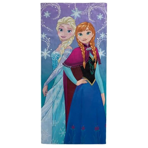 Toalla De Playa/piscina Diseño De Hermanas De Frozen 2...