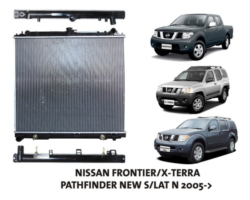 Imagen 1 de 6 de Radiador Nissan Frontier/x-terra/pathfinder  New  S/lat  N 