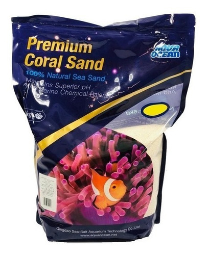Coral Sand #1 Bag 5kg Substrato Aragonita Aqua Ocean 0,5-2mm