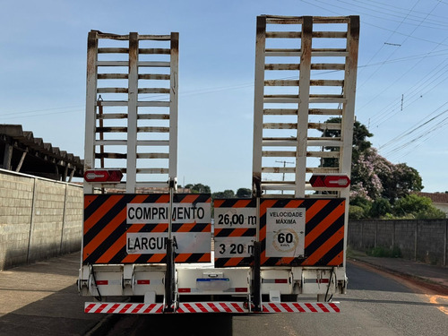 Carreta Prancha Rodomoura 4 Eixos Comp 22m S/ Pneus