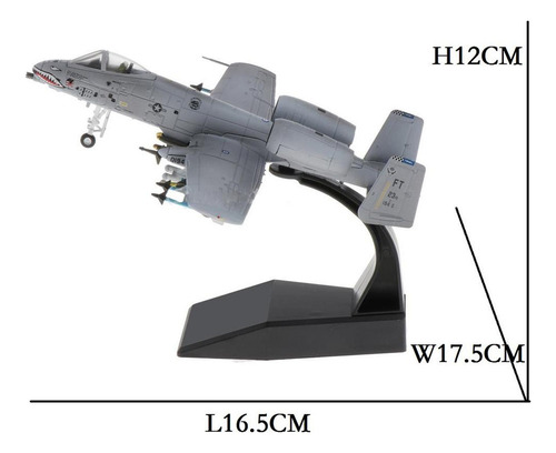 1: Modelo De Avión De A Escala De 100 A-10-réplica De