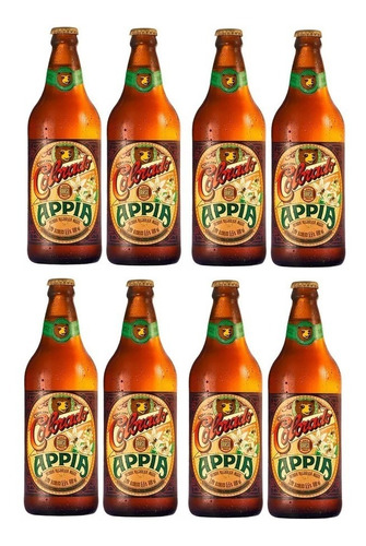 Kit 08 Garrafas Cerveja Colorado Appia 600ml (artesanal)