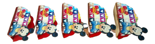 Servilleteros Souvenirs Mickey Mouse X10 Unidades