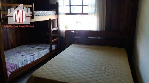 Imagem 10 de 17 de Linda Chácara Com Escritura, Em Loteamento Fechado De Chácaras, 04 Dormitórios, Pomar, Jardim, Piscina, À Venda, 1500 M² Por R$ 780.000 - Socorro/sp - Ch0825