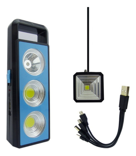 Kit Solar Portatil, Gdhhdp, Con Accesorios. Recargable