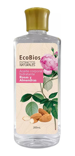 Ecobios Aceite Corporal Rosas Y Almendras 200 Ml