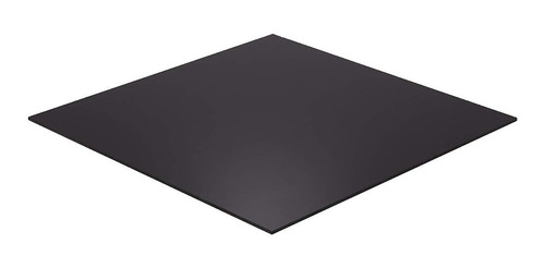 Acrílico Negro Lámina 120 X 120 Cm Grosor 6 Mm