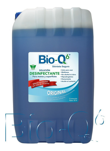 Desinfectante Sanitizante - Bioq6 - Bidón De 25 Lt