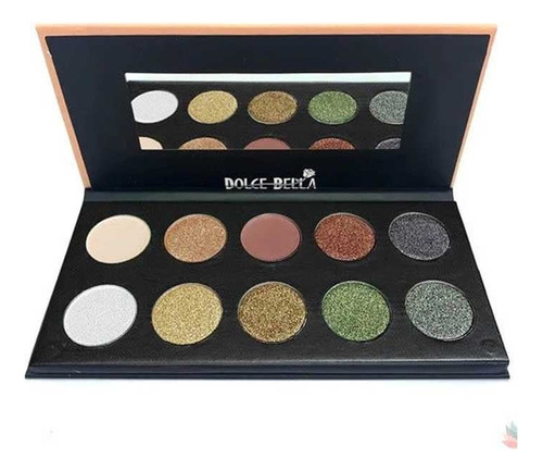 Paleta De Sombras Nude De 10 Tonos Dolce Bella