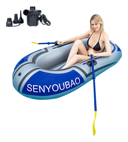 Plko Barco Inflable, Piscina Y Lago Inflable Bote, Canoa Inf