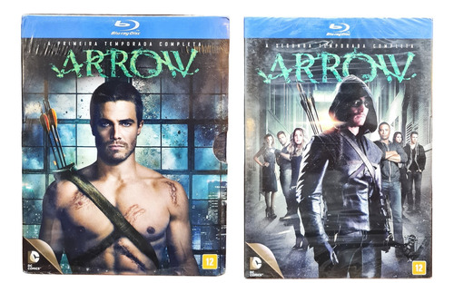 Blu Ray Arrow 1a+2a Temporada 8 Discos Lacrado Arqueiro Tk0f