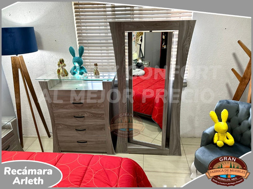 Recamara King Size Arleth 6 Piezas