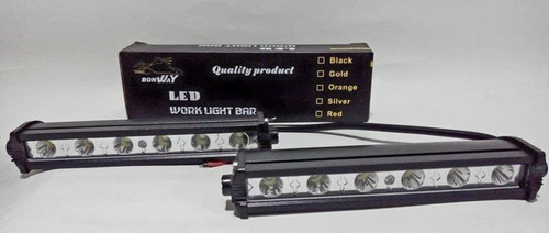 Par Exploradora Barra 6led 4000 Lm Moto Carro Maquinaria 4x4