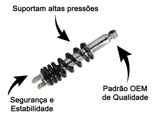 Amortecedor Moto Honda Cbx 250 Twister 2001 Até 2008