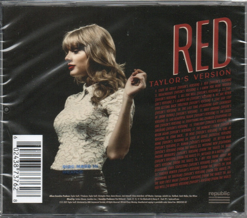 Taylor Swift Red Taylors Version Nuevo Harry Styles Dua Lipa