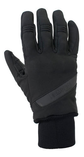 Guantes Moto Samurai Syberia Negro Puño Abrigo Polar Um