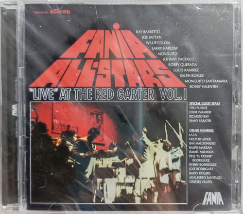 Cd Fania All Stars - Live At The Red Garter Volumen 1 -nuevo