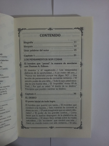 Libro Fisico Piense Y Hagase Rico. Napoleón Hill