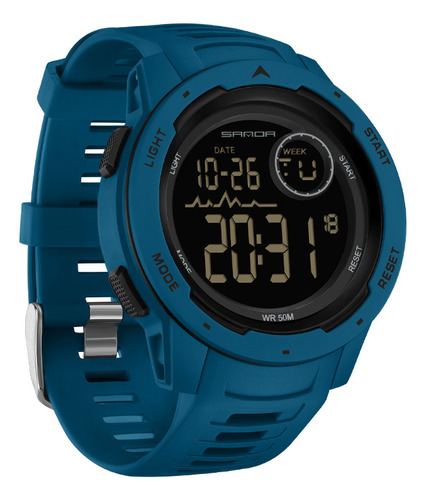 Reloj Electrónico Deportivo Sanda Waterproof Glow 2125