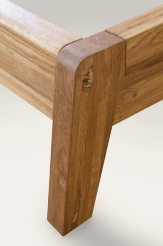 Imagen 3 de 5 de Cama Doble De Madera Maciza 100% Roble Ref: Maciza44