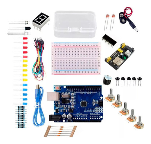 Kit Mejorado Componentes Electronicos Para Arduino Uno Smd