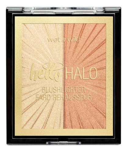 Wet N Wild Highlighter Powder Blush Hello Halo Blushlighter Makeup Tone Eu conheci alguém