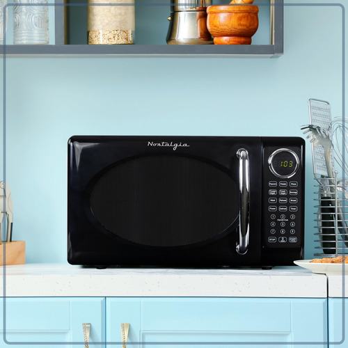 Forno De Microondas Nostalgia Retro 20l 700w Com 8 Cozinhas