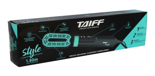 Imagem 8 de 8 de Escova Secadora Alisadora E Modeladora Taiff Style 127v
