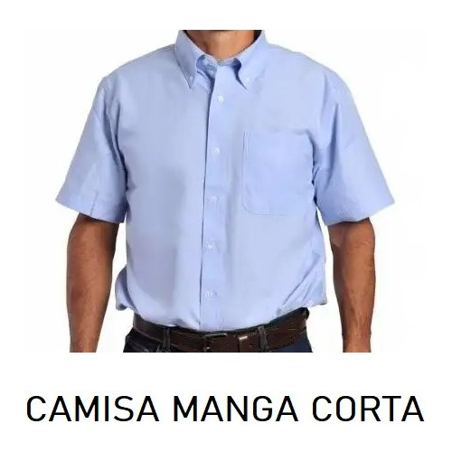 Camisa De Vestir Para Hombre Casual Formal Lisa Manga Larga