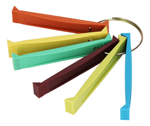 Set De 6 Cepillos Y Acondicionadores Coil Fin Comb Clean