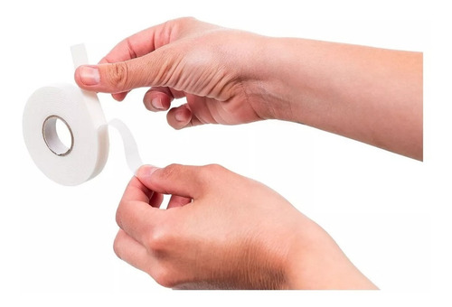 Imagen 2 de 8 de Cinta De Papel Doble Faz Bifaz Doble Contacto 12 Mm X 20 Mt