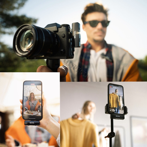 Micrófono Inalámbrico Doble Boyalink iPhone Camara Tipo C