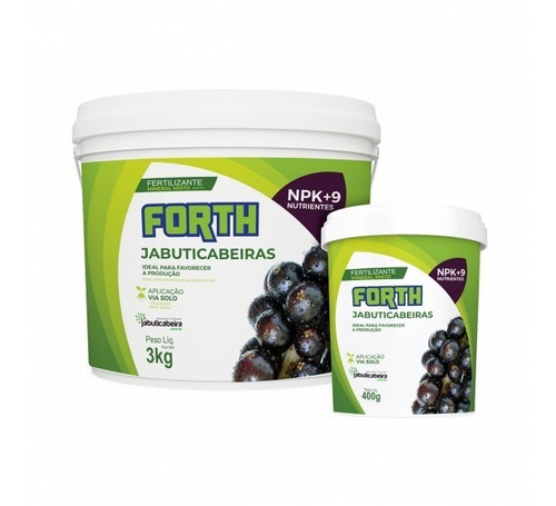 Imagem 3 de 4 de Fertilizante Forth Jabuticabeiras 400 G Jabuticaba