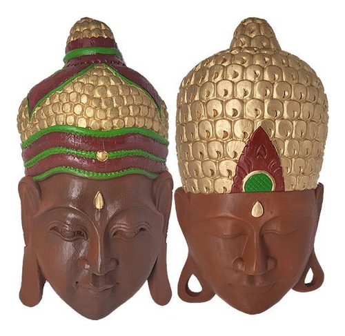 Máscara Indiana Hindu Casal 17009