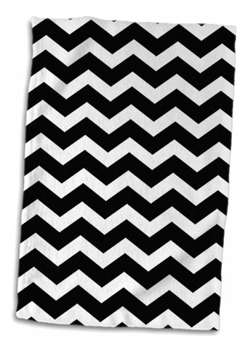 Inspirationzstore Chevron Patrones  blanco Negro Zig Zag