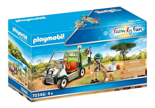 Playmobil Linea Zoo - Veterinario Con Coche - 70346