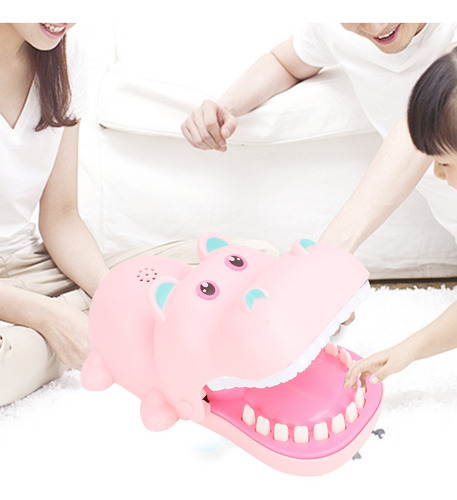 Portátil De Dibujos Animados Hipopótamo Boca Con Dientes Jug