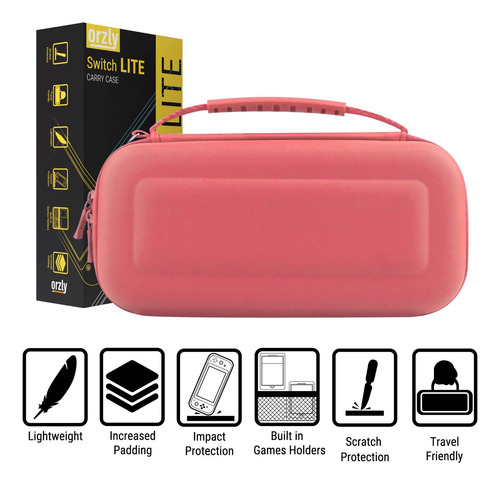 Funda De Transporte Orzly Para Nintendo Switch Lite Con Alma