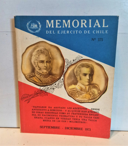 Libro Memorial Del Ejercito De Chile - 1973