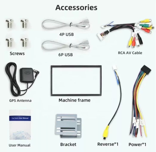 Radio Multimedia Android 7 Wifi-gps Y Cámara De Reversa