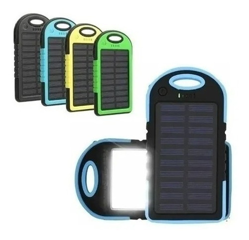 Bateria Externa Cargador Portatil Solar 22000 Mah Linterna