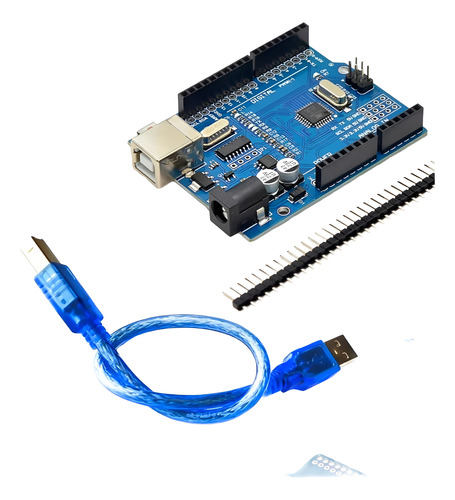 Arduino Uno - Placa De Desarrollo Atmega 328 Smd + Cable