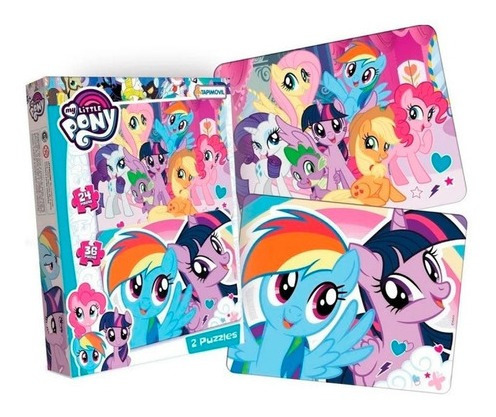 Puzzle Rompecabeza 2 En 1 My Little Pony. Tapimovil