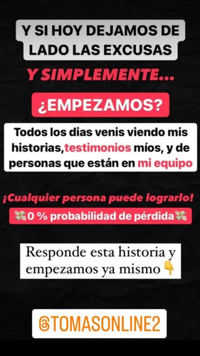 Imagen 1 de 5 de Busco Persona Que Tenga Ganas De Tener Plata Todo El Mes
