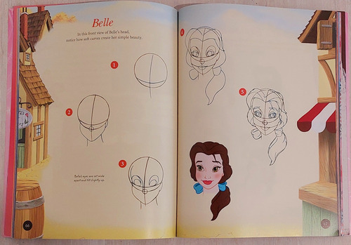 Disney Princess: Cómo Dibujar Princesas (inglés). Importado.