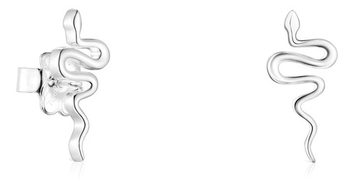 Pendientes Fragile Nature Serpiente De Plata Tous