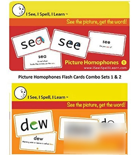 I See, I Spell, I Learn - Flashcards De Homofones De Imágen