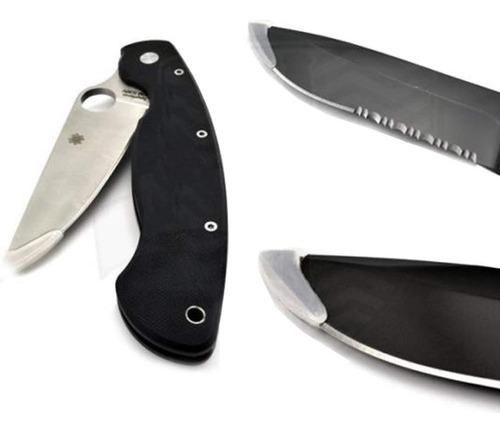 Protector De Punta De Cuchillo 100 Fundas De Plástico Transp